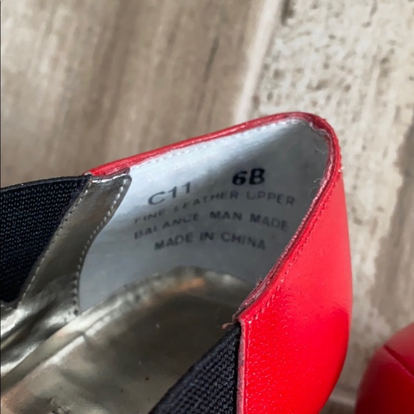 New York transit red heels, size 6 - Picture 8 of 8